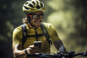 man-having-adventurous-experience-while-riding-his-bike